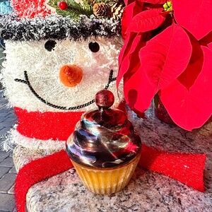 NWT Anthropologie Gourmand Caramel Cupcake Candle